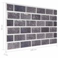 thumbnail image 4 of vidaXL 3D Wall Panels with Black & Grey Brick Design 10 pcs EPS, 4 of 4