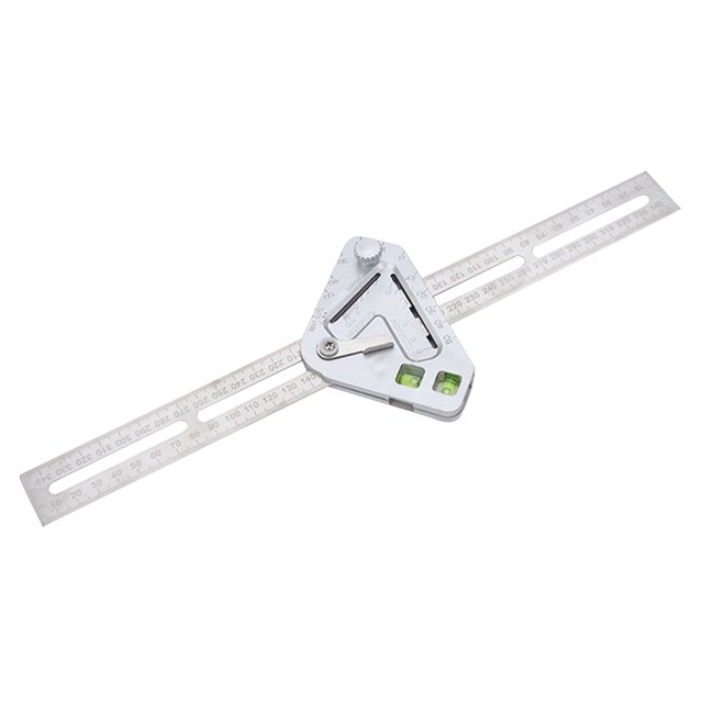 Règle d'Angle Multifonctionnelle Combinaison Carrée pour Machinistes et Menuisiers