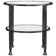 thumbnail image 3 of Southern Enterprises Table d'Appoint Jaymes, Fini Usé Noir et Argent, 3 of 7