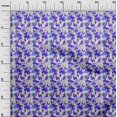 thumbnail image 3 of oneOone Velvet Blue Fabric Abstract Floral Sewing Craft Projects Fabric Prints By Yard 58 Inch Wide, 3 of 5