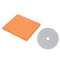 thumbnail image 3 of Cd Dvd Stabilizer CD DVD Stabilizer Carbon Fiber 0.2mm Tuning Mat Disc Stabilizer For Top Tray PlayerWhite, 3 of 8