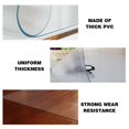 thumbnail image 4 of veasfak Non Slip For Carpet PVC Transparent Hall Chair Mat Solid Floor Protector Anti 50x90cm, 4 of 9