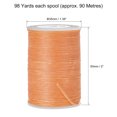 thumbnail image 2 of Unique Bargains Tangerine Polyester Waxed Leather Sewing Thread, 98 Yards, 2 of 5