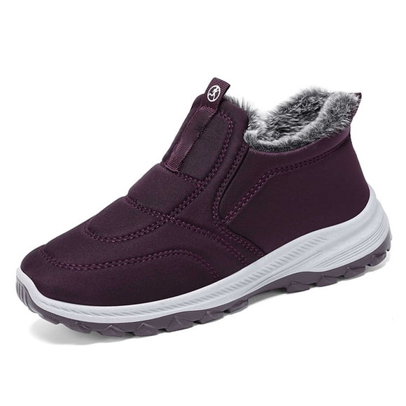QHFBli Basketball Shoes for Women Winter Warm Thick Sole Comfortable Athletic Sneakers for Women Casual On Walking Shoes with