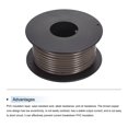 thumbnail image 3 of Uxcell 16AWG Stranded Wire Hookup 10M/33ft Brown, Electrical Wire UL1007 Spool, 3 of 6