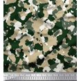 thumbnail image 1 of Soimoi Rayon Fabric Two Tone With White Camouflage Decor Fabric Printed Yard 56 Inch Wide, 1 of 3