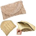 thumbnail image 4 of CHOK Summer Bohemia Handmade Rattan Woven Handbag Straw Knitted Messenger Bag, 4 of 5