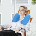 thumbnail image 4 of Housses d'Oreiller d'Extérieur,Housses d'Oreiller d'Extérieur,Oreiller de Voyage Confortable pour le Cou en Pvc Floqué Coussin en Forme de U pour l'Aviation Usage Extérieur à la Maison Oreiller Cervical Gonflable Portable avec Housse en Velours Doux, 4 of 9