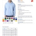 thumbnail image 3 of Hanes Chandail à Capuchon en Molleton ComfortBlend EcoSmart pour Hommes, 4TG, Vert Kelly, 3 of 3