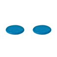 thumbnail image 2 of QualitChoice Coussin de Siège Portable de Remplacement Rond Relaxant Respirant Doux pour Maison Bureau Fauteuil Canapé Tapis Accessoires Bleu 2 Pcs, 2 of 6