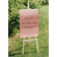 thumbnail image 5 of Darling Souvenir MADE WITH LOVE Personalized Welcome Sign/ Banner, Welcome To Our New Beginning Custom Brush Stroke Wedding, Engagement Party Sign - 18x12, 5 of 5