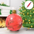 thumbnail image 1 of Boovnll Christmas Tree Decorations, Inflatable Christmas Decoration Ball Festive Outdoor Courtyard Pendant Printed Pvc Toy Ball, Christmas Decorations, Christmas Decor, Christmas Decorations Indoor, 1 of 3