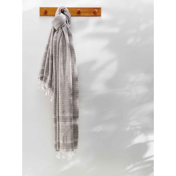 Serviettes de Bain Turques en Coton 100 % Naturel - Design Peshtemal Traditionnel pour Salle de Bain, Plage, Sauna, GYM