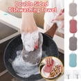 thumbnail image 1 of Oleegame 1PC Ten Dollar Items Microfiber Washable Reusable Scouring 4PCS Sponge Dish Sponge With 2Sticky Hooks Cleaning, 1 of 9