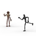 thumbnail image 4 of 592pcs Black One-Eyed Monster Building Blocks, Creative Articulated Skeleton Bricks Toy, Direct Factory Supply, Drop Shipping Available, 4 of 5