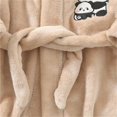 thumbnail image 3 of WOLLED Robe en Polaire pour Garçons et Filles, à Capuche, Couleur Unie, 1-12 Ans, 3 of 7