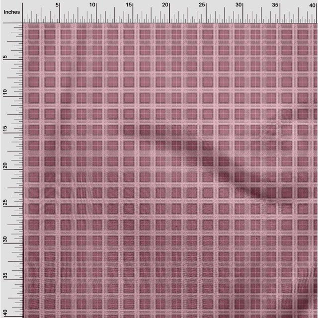 oneOone Tissu Polyester Lycra à Carreaux Tartan au Mètre 56 Pouces de Large