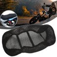 thumbnail image 3 of Breathable Motorcycle Seat Cover w/ NonSlip Cushion & Pad Mesh MEW 3D J0I5, 3 of 8