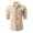 Khaki, variant on cfhntfmh Men's Long Sleeve Dress Shirt Solid Color Collared Button down Shirts Slim Fit Fashion Shirt with Pocket(White,Large)