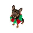 thumbnail image 1 of Midlee Collier en Peluche Rouge/vert de Noël (Grand) - Accessoire pour Chien Extensible pour les Fêtes, 1 of 4