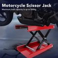 thumbnail image 4 of Motorcycle Lift Scissor Jack, Iron Lift Jack Center Stand Foldable 3.35 To 13.39in Adjustable Height  for Motorbike, 4 of 7