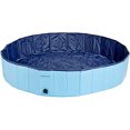 thumbnail image 1 of Cool Pup Splash About 63 Inch Diameter Collapsible Dog Pet Swimming Pool, Blue, 1 of 4