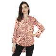 thumbnail image 3 of Inkmeso Haut Décontracté Élégant à Manches Longues Imprimées pour Femmes, T-Shirt d'Été Basique Confortable, 3 of 7