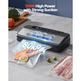 thumbnail image 2 of VEVOR 7-in-1 Vacuum Sealer Machine Fast-Compact Automatic Food Saver 120W Bags & Roll, 2 of 9