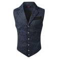 thumbnail image 1 of Gilet de Costume Mode Style Court pour Homme Sans Manches, Veste pour Tenue Formelle et Décontractée, 1 of 7