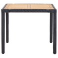 thumbnail image 2 of vidaXL Ensemble de Salle à Manger de Patio Table et Chaises Ensemble de Meubles en Rotin Poly, 2 of 6