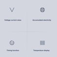 thumbnail image 3 of DC Voltmeter Ammeter, DC Voltage Current Meter High Accuracy 8-120V  For Maintenance, 3 of 8