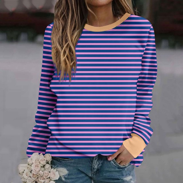 RXIRUCGD Sweatshirts Décontractés d'Hiver Sans Capuche à Manches Longues Col Rond Imprimé, Beige, Taille : 5TG