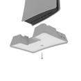 thumbnail image 4 of PS5 Accessories Cooling Stand with Headset Holder and AC Adapter, for PS5 Disc & Digital Editions Dual Controllers Charger, White, 4 of 5