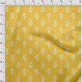 thumbnail image 3 of oneOone Georgette Viscose Fabric Leaves & Floral Block Decor Fabric Printed BTY 42 Inch Wide, 3 of 4