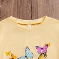 thumbnail image 5 of Zecgelong T-Shirt à Manches Courtes d'Été pour Filles, Col Rond, Décontracté, Coloré, Imprimé, Haut à Manches Longues pour Filles, Taille 8-9 Ans, 5 of 5