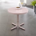 thumbnail image 3 of Pemberly Row Contemporary Metal Patio End Table in Pastel Pink, 3 of 6