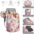 thumbnail image 4 of Floral Print and Skull Design Insulated Cooler Backpack - 20L Leakproof & Easy to Clean, Great for Camping, 4 of 4