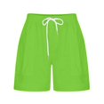 thumbnail image 5 of Birdeem Womens Solid Casual Loose Pockets Drawstring Short Pants, 5 of 5