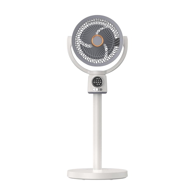 Oscillating Pedestal Fan Portable Floor Stand Circulating Cooling Fan for Travel Plug