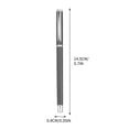 thumbnail image 3 of Grey Student Exam Pen 0.5Mm Press Type Gel Ink Pen Quick Drying Writing Pen Set Of 1 Gray Ink Pen For School Office Note Taking Smooth Writing Comfort Grip Design 20G Lightweight, 3 of 3