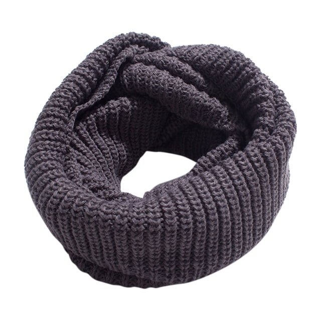 WEAIXIMIUNG Kids Winter Hats Womens Thick Knit Winter Two Loop Pullover Scarf