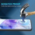 thumbnail image 4 of [3+3 Pack] Glass Screen Protector for Samsung Galaxy A55 with Camera Lens Protector, 3D Curved, 6.6 inch 2024 9H Tempered Glass for Galaxy A55 Glass Screen Protector, 4 of 6