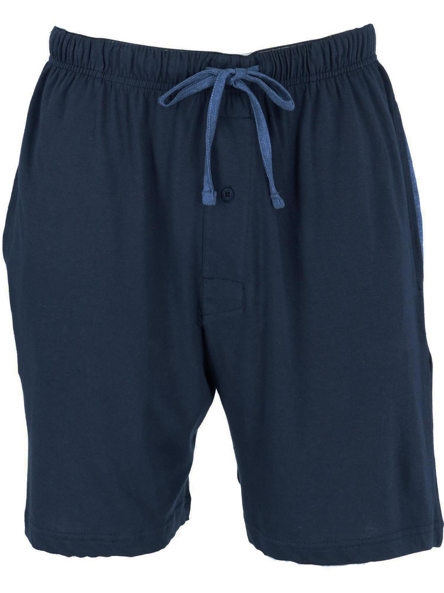 Hanes  Jersey Knit Cotton Button Fly Pajama Sleep Shorts (Men's)