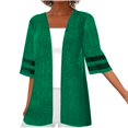 thumbnail image 1 of Open Front Cardigan for Women Short Sleeves Lightweight Dressy Cardigan Casual Fall Jacket Tops, 1 of 5