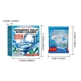 thumbnail image 3 of Automatic Toilet Cleaning and Deodorizing Tablets for Tank Use, Effervescent Formula for Stain and Odor Removal, Safe for Septic Systems, 1 Pack, 3 of 9
