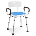 thumbnail image 1 of Naipo Shower Chair with 6 Adjustable Height Removable Back and Arms for Inside Shower Anti Slip, 1 of 10