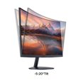 thumbnail image 2 of KOORUI 24 inch Curved Monitor, Full HD 1080P Curved Computer Monitor, 100Hz 1500R PC Screen, T&Uuml;V Rheinland Certified, HDMI VGA, Tilt Adjustment,, 2 of 8