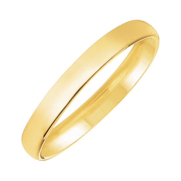 14k Yellow Gold Comfort Fit Wedding Band Size 10 Weight 1 grams