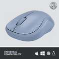 thumbnail image 4 of Logitech Silent Wireless Ambidextrous Mouse with USB Receiver Black, 4 of 9