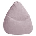 thumbnail image 1 of Gouchee Home Alfa Pink Bean Bag Chair – Soft Velour Polyester Fabric with Polystyrene Bead Filling, Suitable for Adults and Teens, Lightweight & Portable Seating for Dorm or Living Room, 1 of 7